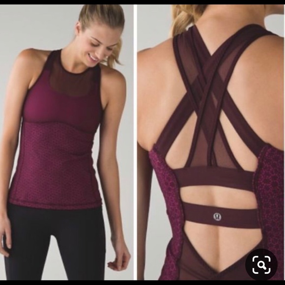 lululemon athletica Tops - Lululemon tank with built-in bra...
Like New !!!